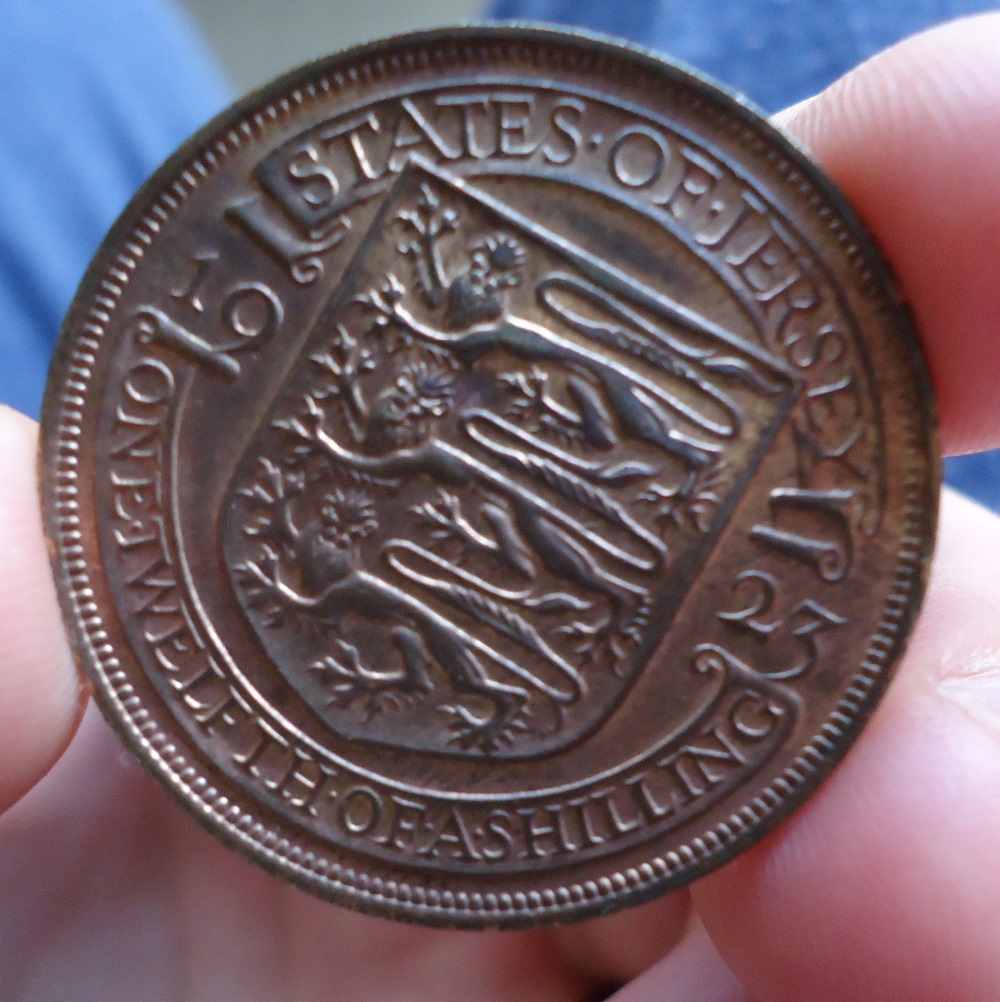 States-Of-Jersey-One-Twelfth-Of-A-Shilling---Grade?